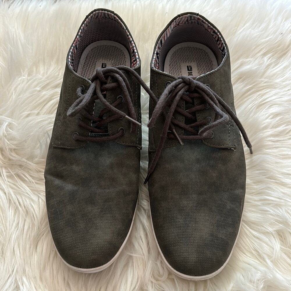 Ben Sherman | Preston Mens Gray Oxford Casual Shoes Size 9